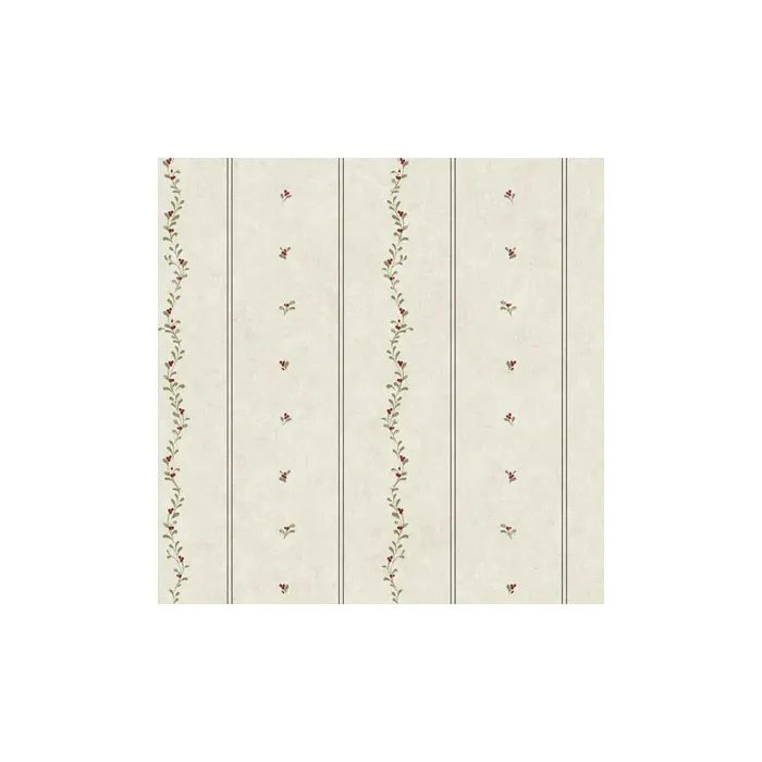 Welcome Home Mini Leaves Stripe Wallpaper