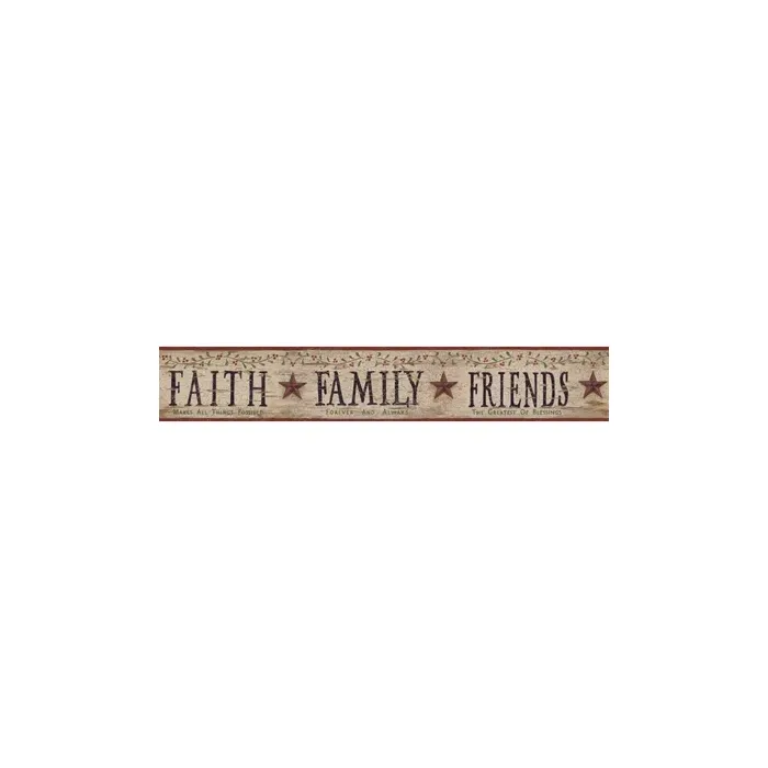 welcome Home Faith, Family, Friends Border             