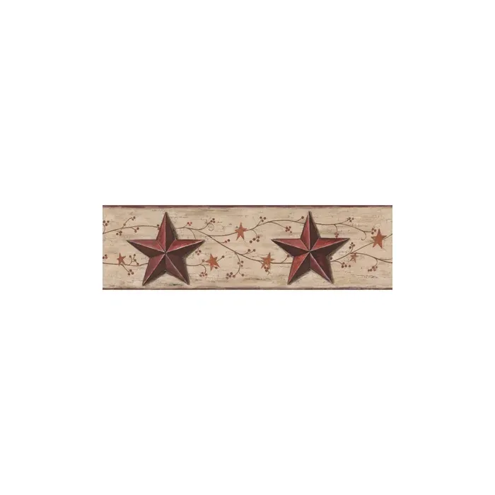 Welcome Home Barn Star & Vine Border