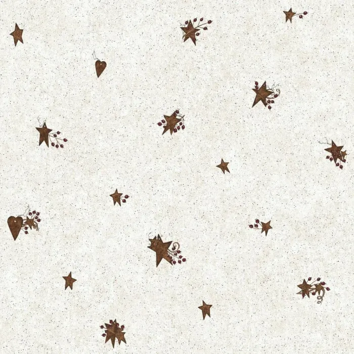 Welcome Home Tin Star & Heart Wallpaper