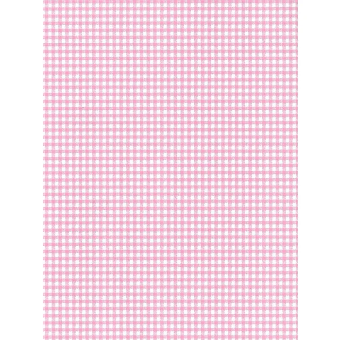 Soft Pink and White Gingham Check Wallpaper