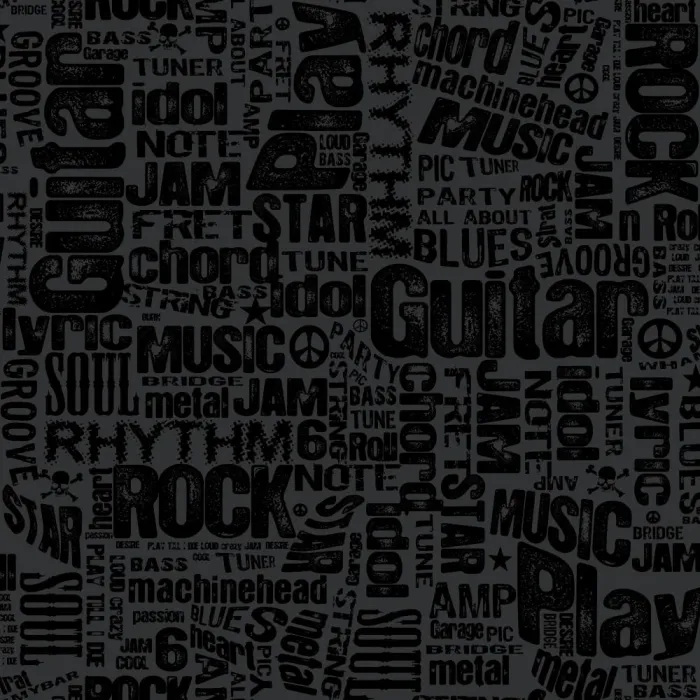 Boys Will Be Boys Rocker Text Wallpaper