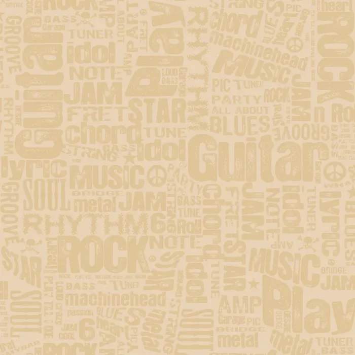 Boys Will Be Boys Rocker Text Wallpaper