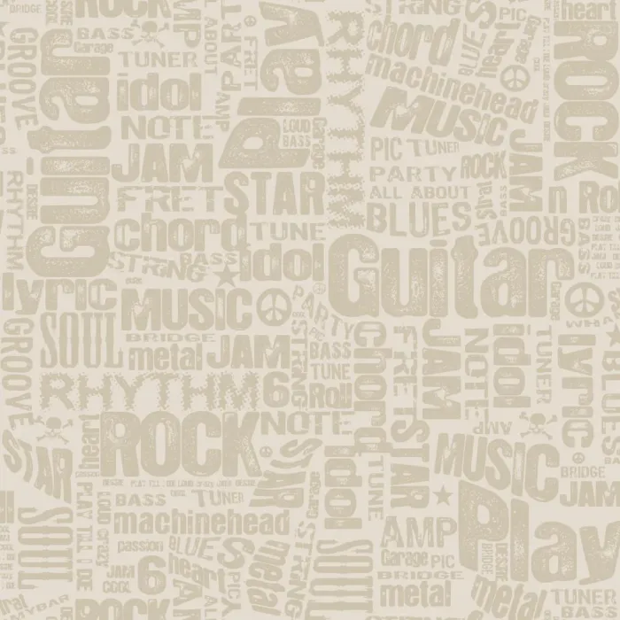 Boys Will Be Boys Rocker Text Wallpaper