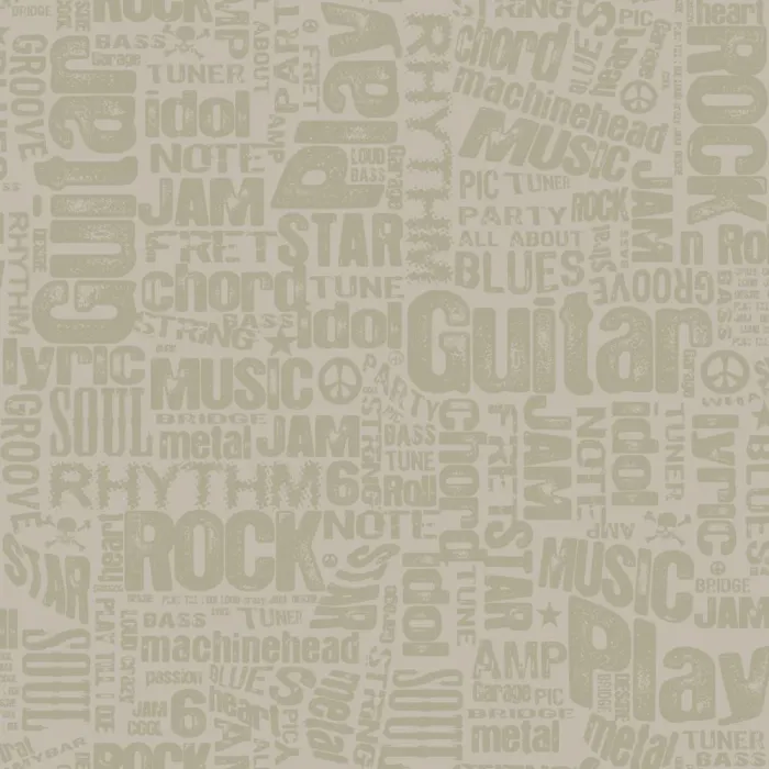 Boys Will Be Boys Rocker Text Wallpaper