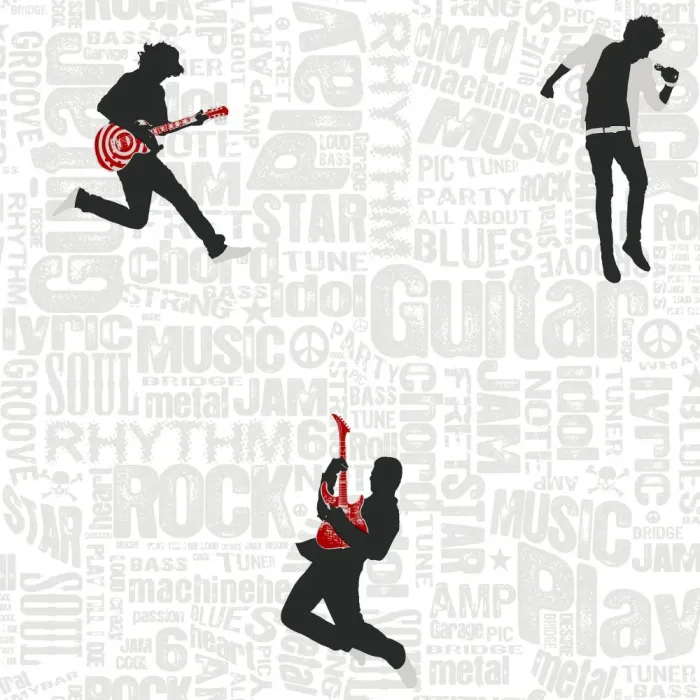 Boys Will Be Boys Rocker Wallpaper