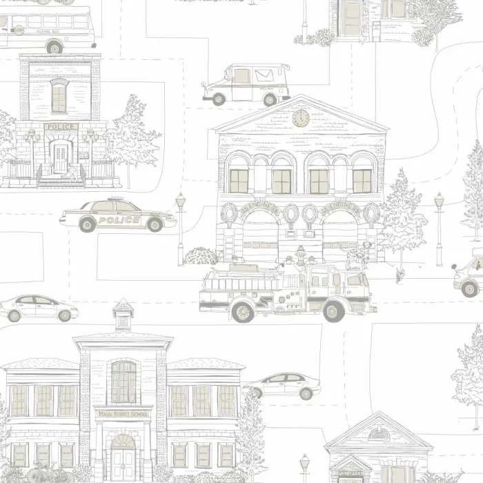 Boys Will Be Boys Main Street Wallpaper