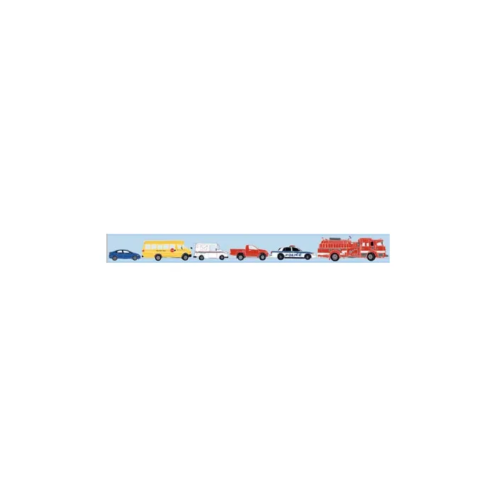 Boys Will Be Boys Main Street Wallpaper Border ZB3157BD
