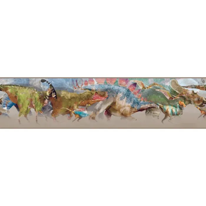 Boys Will Be Boys Dinosaur Border