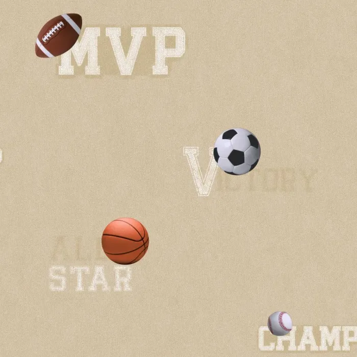 Boys Will Be Boys Sports Ball Wallpaper