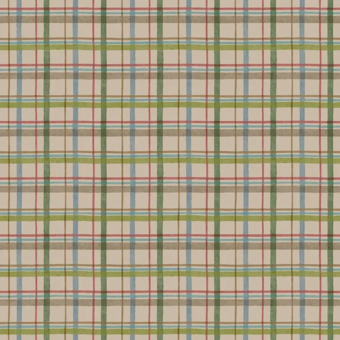 Boys Will Be Boys Washy Plaid Wallpaper