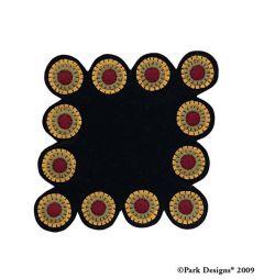 Penny Quilt Mat  Blk
