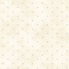 Ella Blue Paw Print Toss Wallpaper Sidewall Chesapeake BBC66412