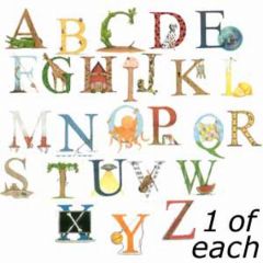 Alphabet Wallpaper Cutouts