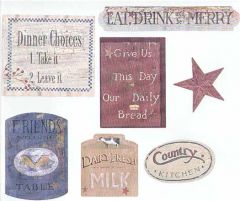 Kitchen Sign Wallpaper Cutouts