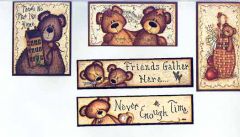 Country Bear Wallpaper Cutouts