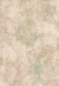 Beige Aqua and Rose Faux Wallpaper
