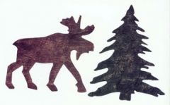 Moose and Tree Wallies