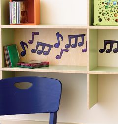 Musical Notes Wallies