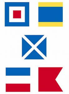 Nautical Flags Wallies