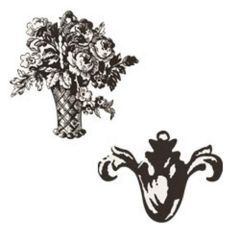 Anna Griffin Toile Baskets Wallies