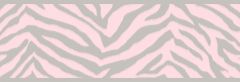 Mia Pink Faux Zebra Stripes Wallpaper Border Chesapeake BBC46422B