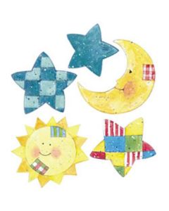 Sun, Moon, and Star Wallies