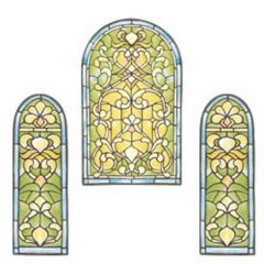 Stained Glass Window Wallies