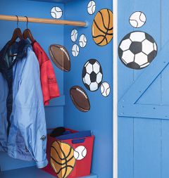 Large Sports Wallies Mural