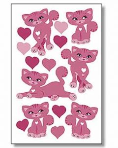 Kitty Cat Self-Adhesive Wallies