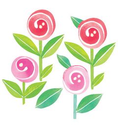 Lollipop Flower Self-Adhesive Wallies