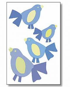 Blue Bird Self-Adhesive Wallies