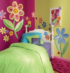 Big Flower Wallies Mural