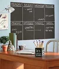 Slate Gray Peel and Stick Chalkboards