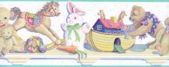 Nursery Shelf Wallpaper Border