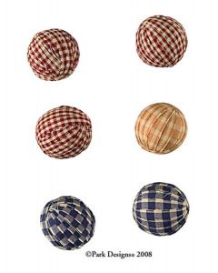 2.5 inch Rag Balls S 6 Multi