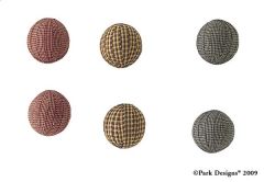 2.5 inch Rag Ball Blk, Rd, Mst S 6