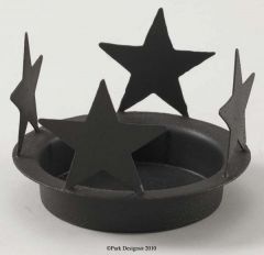 Star Candle Pan 4 inch Blk