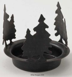 Fir Tree Candle Pan 4 inch