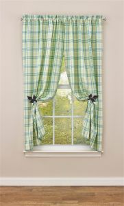 Leaf Design Curtain Tie Backs - Bronze Color - Pair Of 2