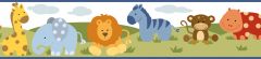 Simba White Jungle Safari Cartoons Wallpaper Border Chesapeake BBC94181B