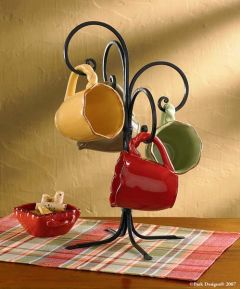 Scroll Mug Rack
