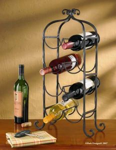 Scroll Wine Rack - 8 Bottle