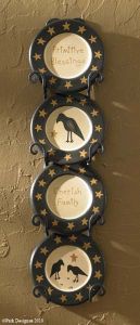 Olde Crow Dec Mini Plates S 4