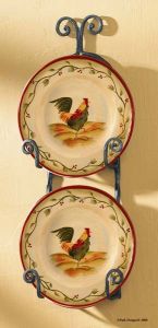 Scroll Double Plate Rack