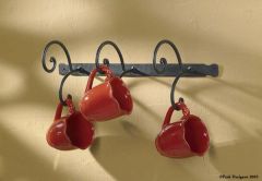 6 Mug Rack 19 inch