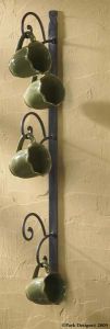 6 Mug Rack 34 inch