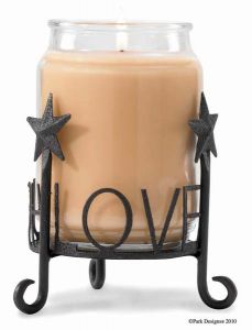 Live Laugh Love Jar Cndl Hldr