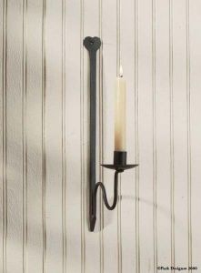 Single Sconce Iron 15 1 2 inch