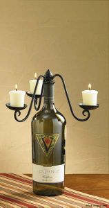 Candelabra Wine Bottle Topper